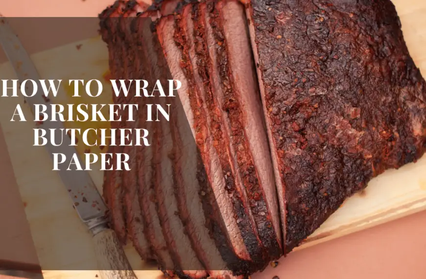 How to wrap a brisket in butcher paper