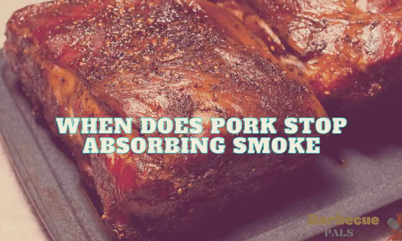 when does pork stop absorbing smoke