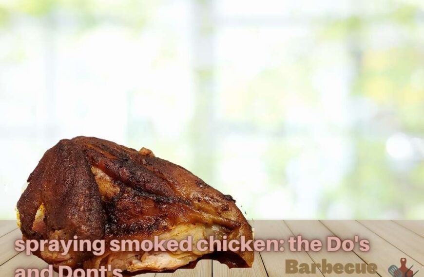 what to spray on chicken while smoking