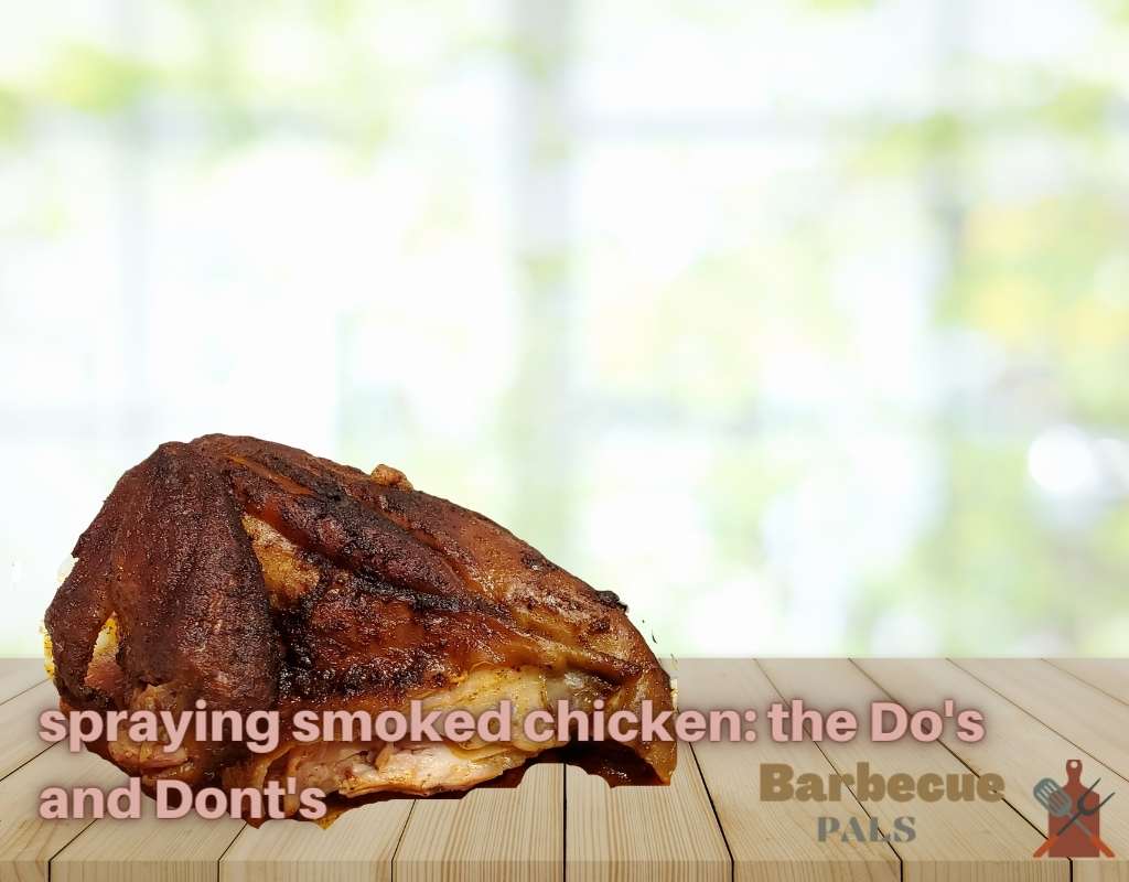 what to spray on chicken while smoking