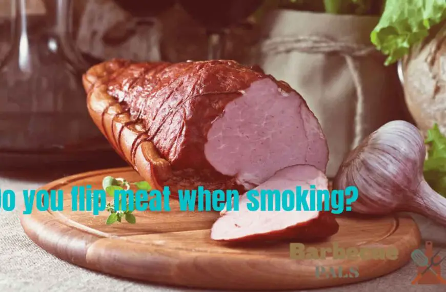 Do you flip meat when smoking