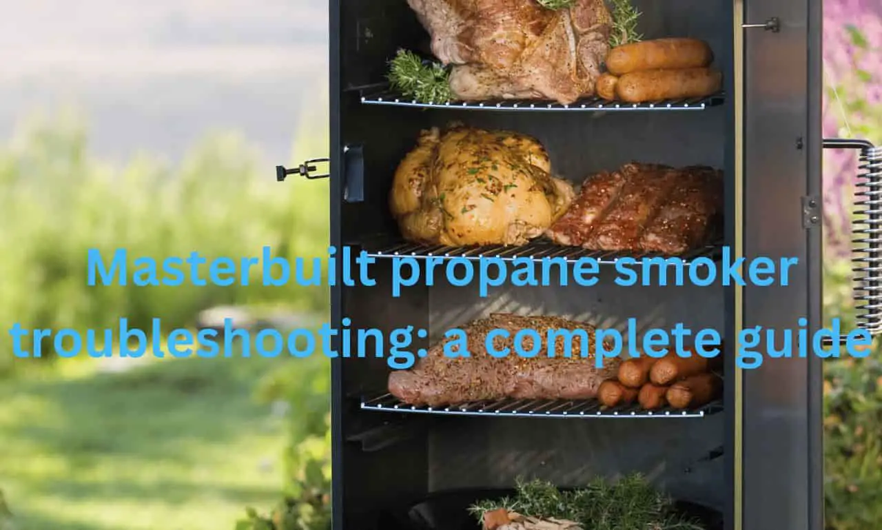 Masterbuilt propane smoker troubleshooting a complete guide
