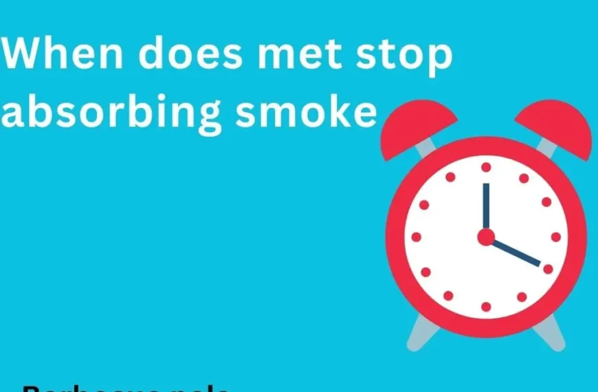 when does meat stop absorbing smoke by displaying a watch