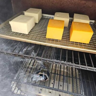 cheese in smoker