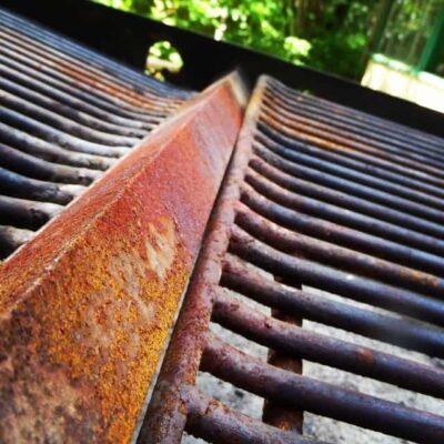 rusted grill grates